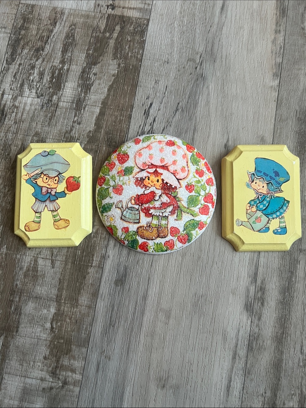 Strawberry Shortcake Plum Pudding Blueberry Muffin Wall Decor